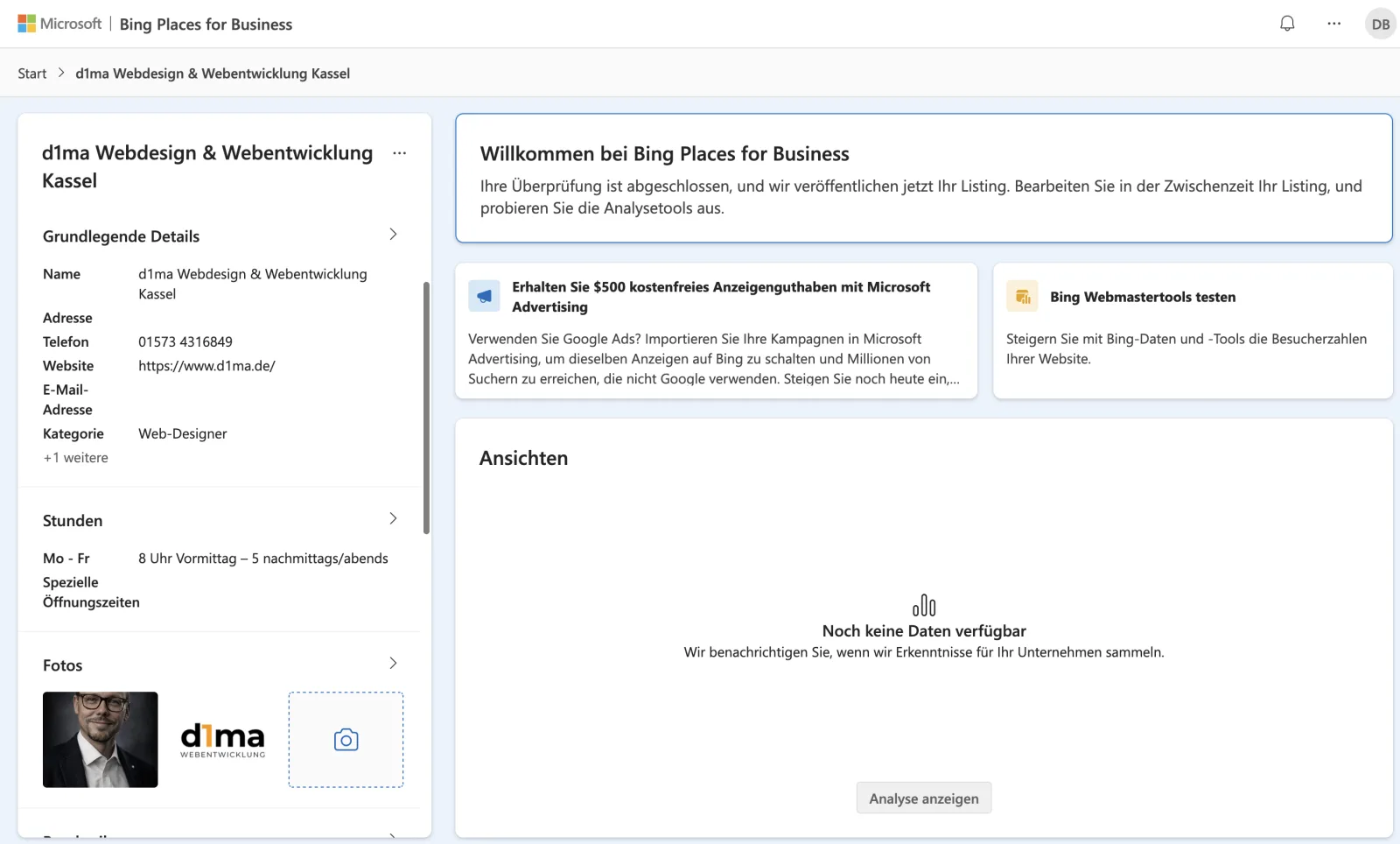 Bing Places for Business: der Eintrag, den in Deutschland fast niemand hat