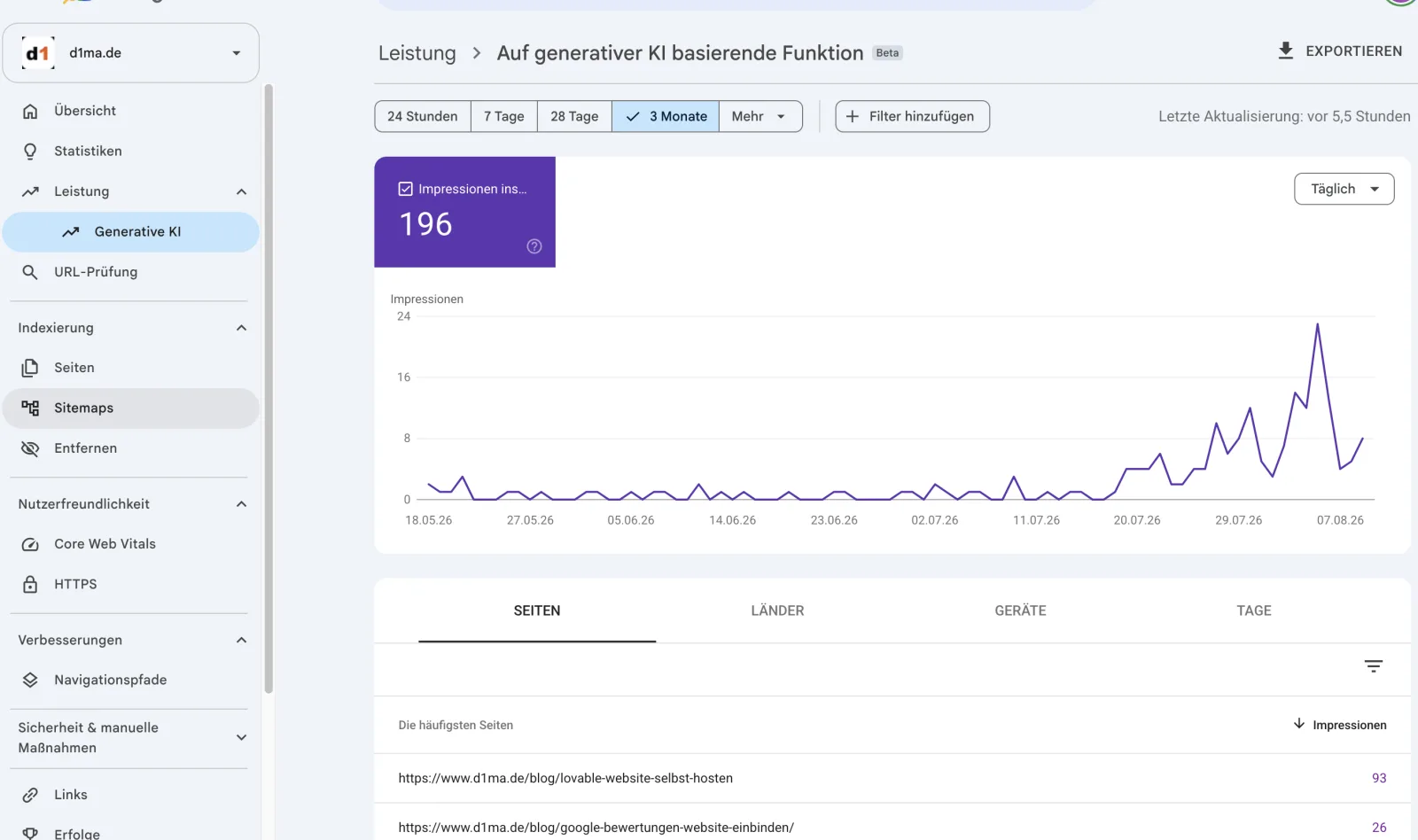 Generative KI in der Search Console: was der neue Bericht zeigt und was er verschweigt
